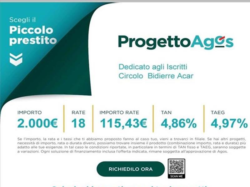 AGOS - Prestiti di ogni tipologia                                                                                 